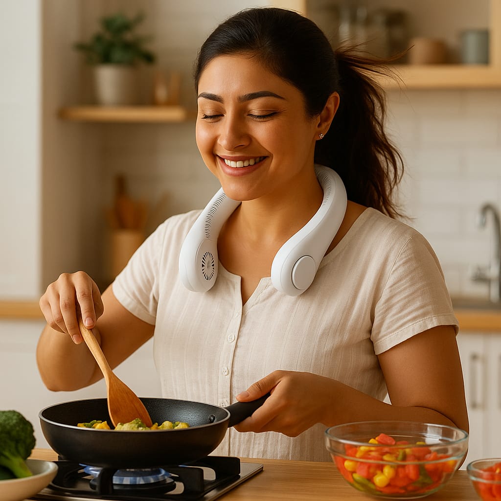 Portable Bladeless Rechargeable Neck Fan